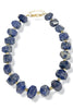 Virtue Danny Lapis Chunk Beaded Statement Necklace