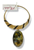 Made In The Deep South 1970s Labradorite 1970s Collar Necklace