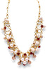 Clustered Necklace - Scarlet Champagne Crystal | Sorrelli