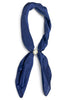 Bethany Navy Scarf Pearl Necklace
