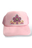 Kimberly Kilim Patch Pink Trucker Hat