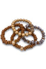 Quick Thinking Bracelet Set - Brown