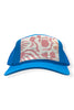 Kilim Trucker Hat - Electric Blue 79