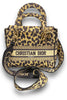 Christian Dior Lady D-Lite Bag Mizza Embroidered Canvas