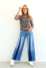 Meg Medium Wash Wide Leg Jean
