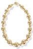 Right On Track Gold Beaded Necklace