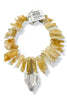 Made in the Deep South 1920s Chandelier Crystal 1960s Citrine Necklace
