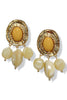 Act of Kindness Natural Oval Fringe Pebble Earrings