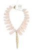 Made In The Deep South 1950s Bar Brooch 1960s Rose Quartz Necklace