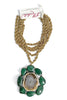 Made In The Deep South 1970s Agate & Malachite Brooch 1960s Napier Necklace