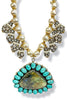 Made in the Deep South 1970s Labradorite & Howlite 1960s Necklace