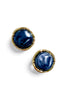 Right Around Town Navy Stud Earrings