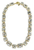 Presley Clear Rectangle Crystal Necklace
