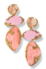Can't Be Enough Pink Drop Earrings