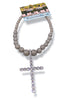 Rockstar In Rome Cross Pave Necklace
