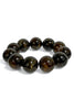 Forever Memories Brown Ball Stretch Bracelet