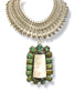 Made in the Deep South 1970s Horn & Turquoise 1950s Bib Necklace