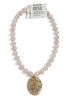 Made In The Deep South 1960s Brooch 1940s Rose Quartz Necklace