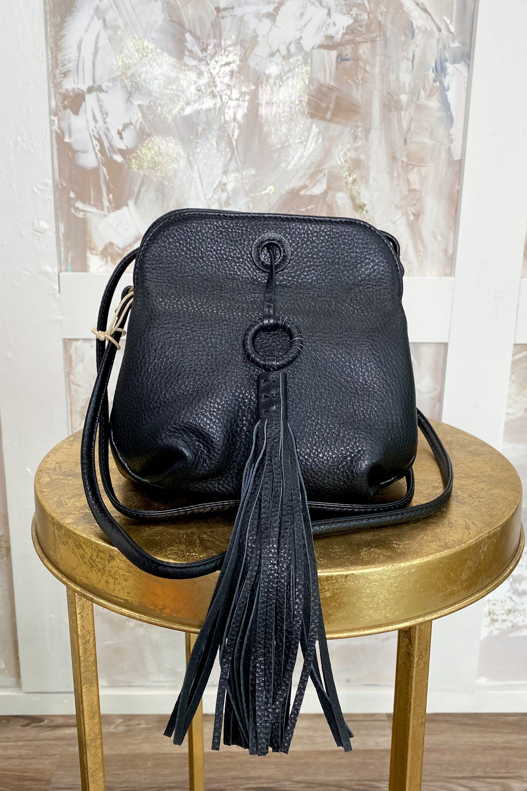 Hobo birdy tassel leather crossbody bag sale