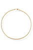 Simple As Can Be Gold Choker Necklace