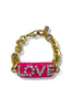 TOVA Love ID Electric Pink Bracelet