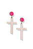 Sienna by TOVA Pop Cross Earrings