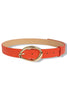 Where We Met Orange Oval Buckle Belt