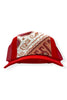 Kilim Trucker Hat - Red 240
