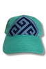 Kilim Baseball Hat - Turquoise 30