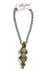 Made in the Deep South 1960s Indian Head Coin Turquoise Pendant 1960s Necklace