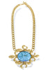Yochi Thea Turquoise Pendant Necklace
