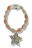 Made In The Deep South 1950s Brooch 1960s Agate Bead Necklace