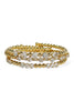 Worth The Wait Gold and Crystal Bracelet Set