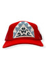 Kilim Trucker Hat - Red 261
