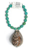 Made in the Deep South 1960s Cowrie Shell 1960s Turquoise Necklace
