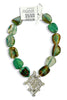 Made in the Deep South 1950s Weiss Brooch 1960s Agate Beads Necklace