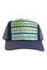 Kilim Trucker Hat - Navy 240