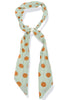 Next Move Green Coffee Polka Dot Scarf Necklace