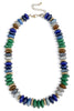 Time Of My Life Blue Multi Beaded Necklace