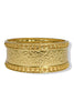 Toria Gold Dot Trim Hammered Bracelet