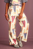Wave The Flag Butter Wide Leg Jean