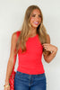 One To Remember Cropped Ruby Seamless Tank