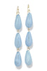 Playing In The Park Blue Teardrop Earrings