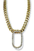 Yochi Carol Gold Chain Pendant Necklace