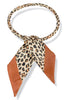 TWT® Alanna Brown Leopard Scarf Necklace
