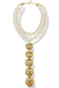 Yochi In Contact Pearl Layered Necklace