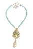Made In The Deep South 1970s Florenza Brooch 1960s Turquoise Necklace