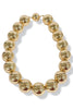 Linny Gold Mirror Beaded Necklace