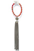 Made in the Deep South 1970s Pendant 1970s Glass Bead Necklace