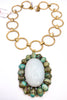 1960s Agate & Turquoise 1950s Belt Necklace | Made in The Deep South